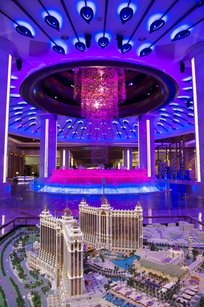 Vista Interna Del Galaxy Macau Hotel Resort Macao Cina Marzo — Foto Stock