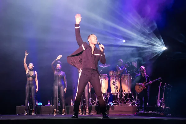 Cantante Compositor Músico Actor Estadounidense John Legend Actúa Concierto Ciudad — Foto de Stock