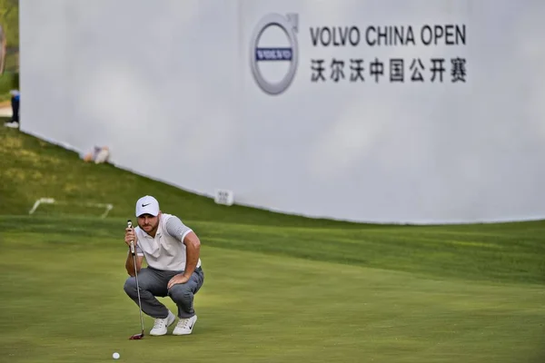 Jordan Smith Angleterre Participe Deuxième Tour Tournoi Golf Volvo China — Photo