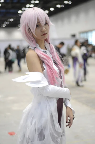 Guilty Crown cosplay editorial photography. Image of animation