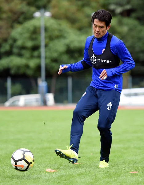 Pemain Sepak Bola Jepang Yusuke Igawa Dari Tim Sepak Bola — Stok Foto
