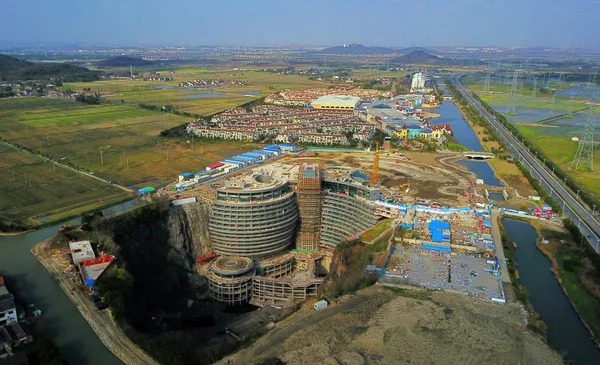 Ятизіркові Tianmashan Готель Shanghai Яму Також Відомий Сімао Чудес Інтерконтиненталь — стокове фото