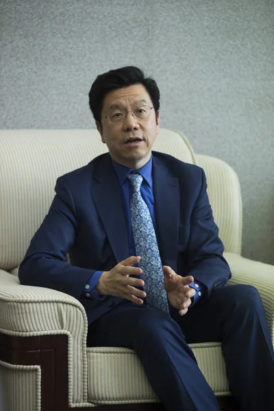 Kai Lee Presidente Ceo Innovation Works Recibe Una Entrevista Shanghai — Foto de Stock