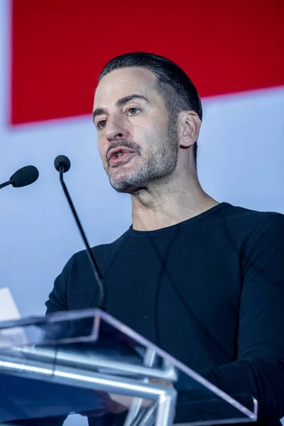 American fashion designer Marc Jacobs attends the HYFASHION Digital Fashion Festival in Shanghai, China, 26 April 2018.