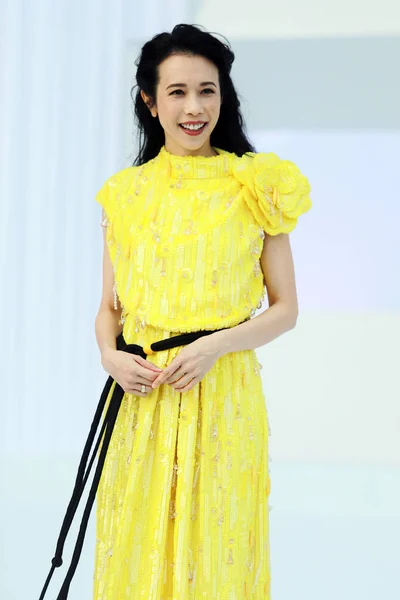 香港歌手兼女演员莫凯伦将于2018年3月26日在中国上海参加2018年第25届中国十大音乐奖 — 图库照片