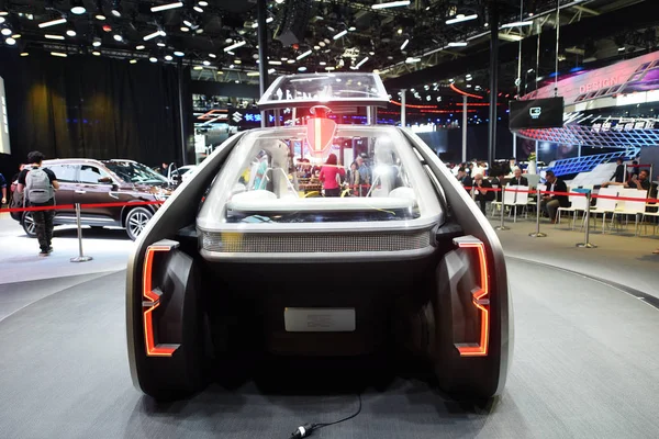 2018年4月25日在中国北京举行的第十五届北京国际汽车展览会 2018年中国汽车 期间展出了一款雷诺 概念车 — 图库照片