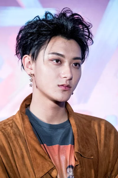 Cantor Ator Chinês Huang Zitao Mais Conhecido Como Tao Participa — Fotografia de Stock