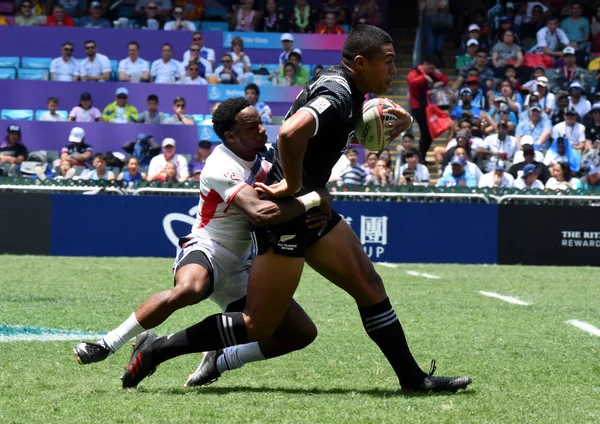 Nouvelle Zélande Concourt Contre Les États Unis Dans Match Rugby — Photo