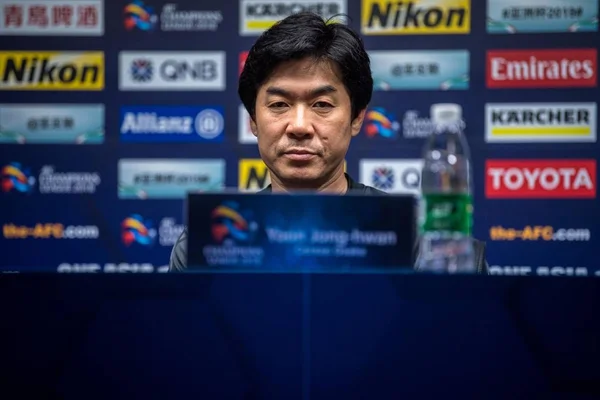 Entrenador Yoon Jong Hwan Del Cerezo Osaka Japón Asiste Una — Foto de Stock