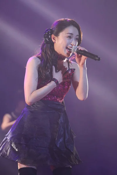 Cantante Actriz Japonesa Noriko Sakai Actúa Durante Concierto Sakai Noriko —  Fotos de Stock