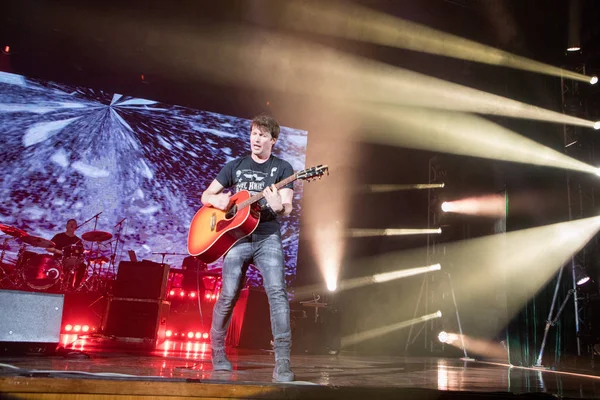 Britse Zanger James Blunt Presteert Tijdens Zijn Concert Guangzhou City — Stockfoto