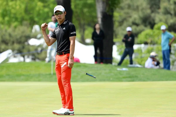 Jin Choi Corée Sud Participe Troisième Tour Tournoi Golf Volvo — Photo