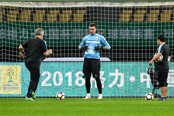 Fernando Muslera Uruguay National Football Team Takes Part Training Session — Stock Photo, Image