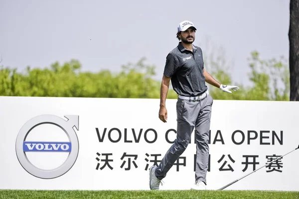 Clement Sordet Francia Compite Tercera Ronda Del Torneo Golf Volvo —  Fotos de Stock