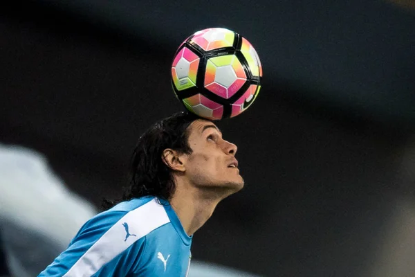 Edinson Cavani Équipe Nationale Football Uruguay Prend Part Une Séance — Photo