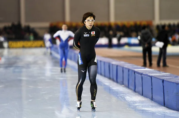 Nao Kodaira Japonska Soutěží Ženy 500M Finálový Zápas Během Roku — Stock fotografie