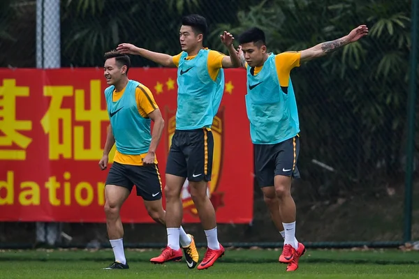 Pemain Dari Guangzhou Evergrande Taobao Dari Tiongkok Mengambil Bagian Dalam — Stok Foto