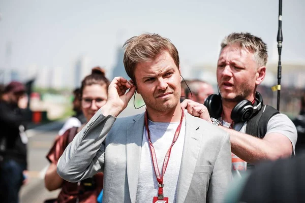 Mantan Pembalap Jerman Nico Rosberg Tampil Pada Grand Prix Cina — Stok Foto