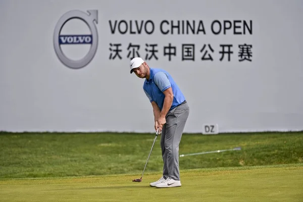 Jordan Smith Angol Versenyez Utolsó Fordulóban 2018 Volvo China Open — Stock Fotó