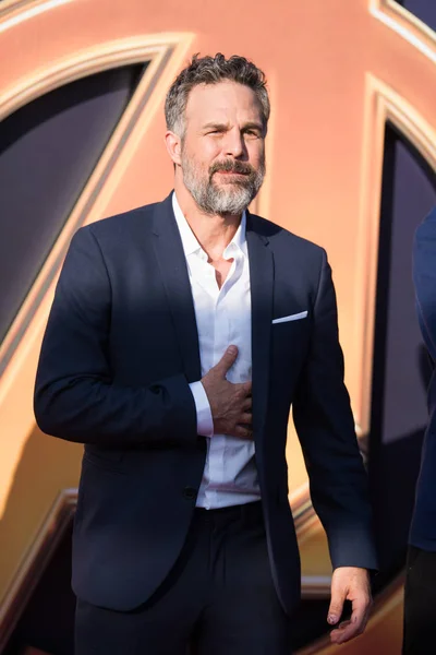 American Actor Filmmaker Mark Ruffalo Poses Arrives Red Carpet Promotional — Stock Photo, Image