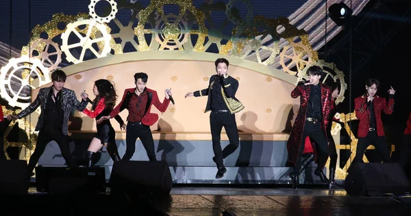 Taiwan Out Miembros Boy Band Surcoreana Highlight Anteriormente Conocida Como — Foto de Stock