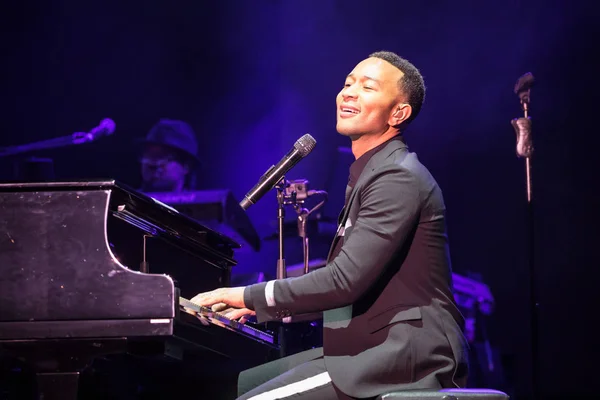 Cantante Compositor Músico Actor Estadounidense John Legend Actúa Concierto Ciudad — Foto de Stock