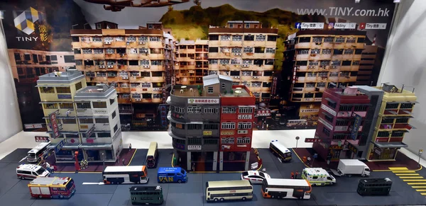 Hong Kong Daki Tipik Apartmanların Modelleri Hktdc Hong Kong Toys — Stok fotoğraf