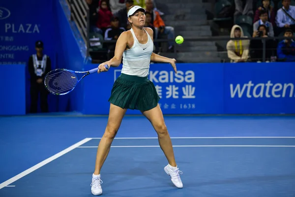 Maria Sharapova Din Rusia Revine Katerina Siniakova Din Cehia Semifinala — Fotografie, imagine de stoc