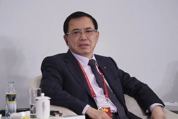 Tomson Dongsheng Przewodniczący Ceo Korporacji Tcl Uczęszcza Pod Forum Nowej — Zdjęcie stockowe