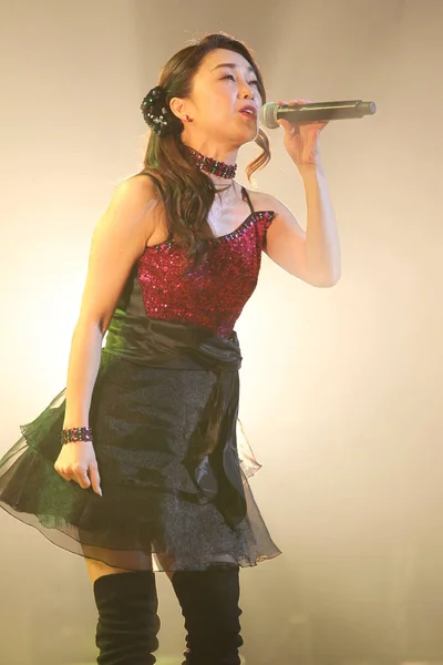 Japanse Zangeres Actrice Noriko Sakai Presteert Tijdens Sakai Noriko Live — Stockfoto