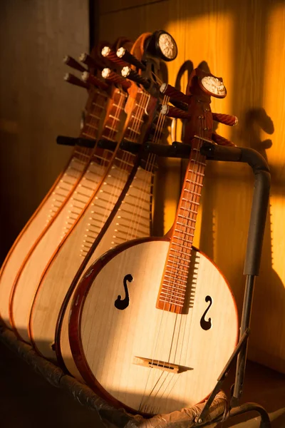 Pipa Een Viersnarige Chinees Muziekinstrument Ruan Een Traditioneel Chinees Geplukt — Stockfoto