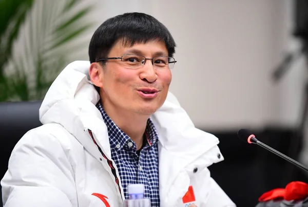 Zhang Lei Który Jest Odpowiedzialny Rozwój Robotów Mobilnych Które Wykonywane — Zdjęcie stockowe