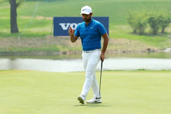 Alexander Levy França Compete Rodada Final Torneio Golfe Volvo China — Fotografia de Stock