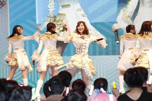 Members Japanese Idol Girl Group Ske48 Perform Anime Exhibition C3Afa — Stock Photo, Image