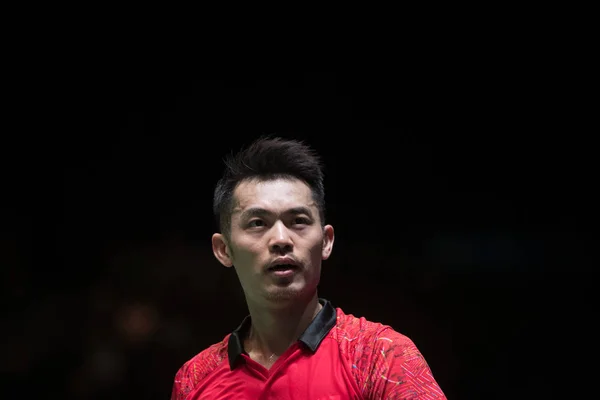 Lin Dan China Pictured Match Men Singles Hans Kristian Solberg — Stock Photo, Image