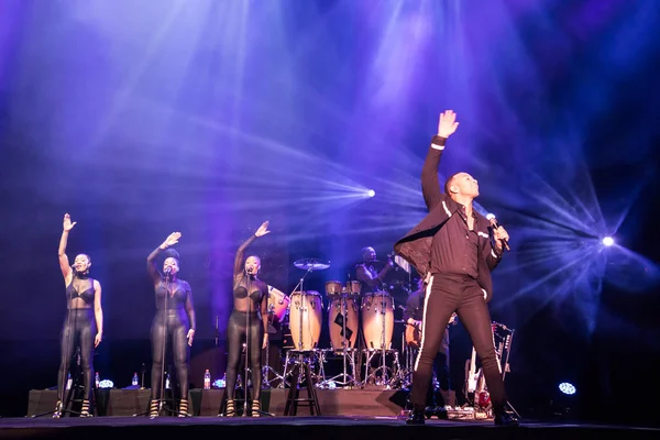 Cantante Compositor Músico Actor Estadounidense John Legend Actúa Concierto Ciudad — Foto de Stock
