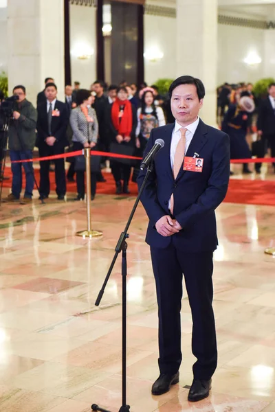 Lei Cze Prezes Dyrektor Generalny Xiaomi Technologii Przewodniczący Kingsoft Corp — Zdjęcie stockowe