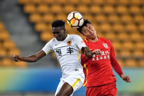 Futbolista Gambiano Bubacarr Trawally También Conocido Como Steve Izquierda Guizhou —  Fotos de Stock