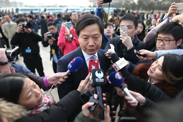 Lei Jun Ordförande Och För Xiaomi Teknik Och Ordförande Kingston — Stockfoto