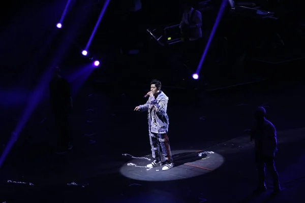 Taiwanesischer Sänger Und Schauspieler Jay Chou Tritt Während Der Invincible — Stockfoto