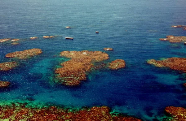 Paysage Grande Barrière Corail Large Des Côtes Queensland Australie 2018 — Photo