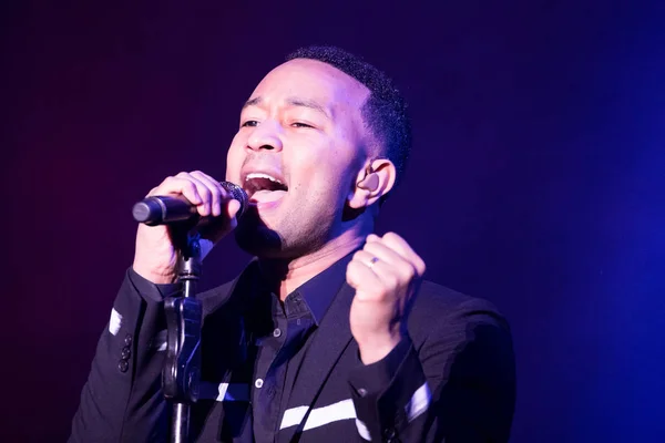 American Singer Songwriter Musician Actor John Legend Performs Concert Shenzhen — Stock Photo, Image