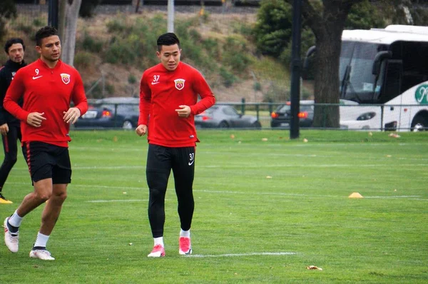 Trénink Než Skupina Zápas Proti Austrálii Melbourne Victory Během Ligy — Stock fotografie