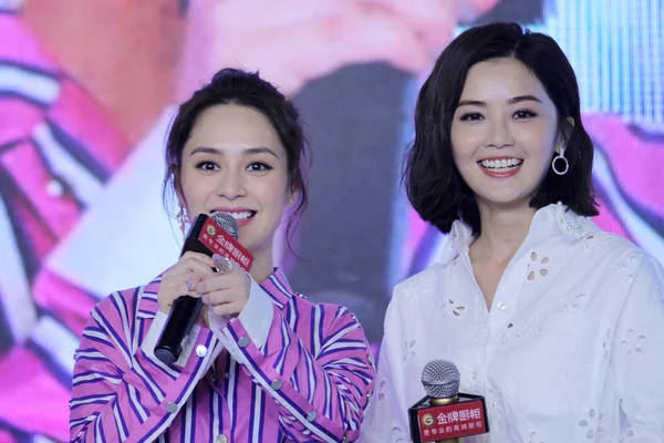 Charlene Choi Gillian Chung Duo Pop Hongkongais Twins Assistent Événement — Photo