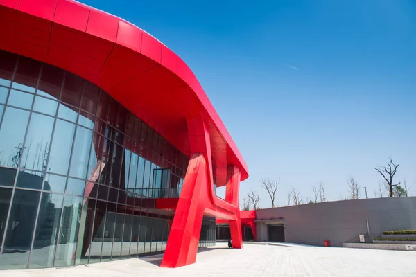 Vista Exterior Centro Ferrari Xangai China Março 2018 — Fotografia de Stock