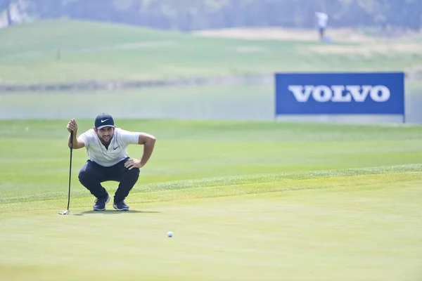Alexander Levy Francia Compite Primera Ronda Del Torneo Golf Volvo —  Fotos de Stock