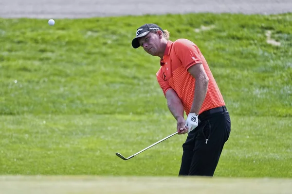 Marcel Siem Della Germania Partecipa Terzo Del Torneo Golf Volvo — Foto Stock