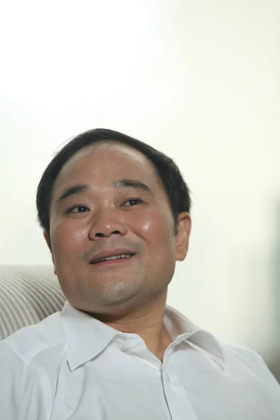 Shufu Voorzitter Van Zhejiang Geely Holding Group Ltd Woont Een — Stockfoto