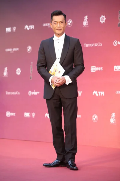 香港演员顾国荣于2018年4月15日在中国香港登上第37届香港电影大奖的红地毯上 — 图库照片