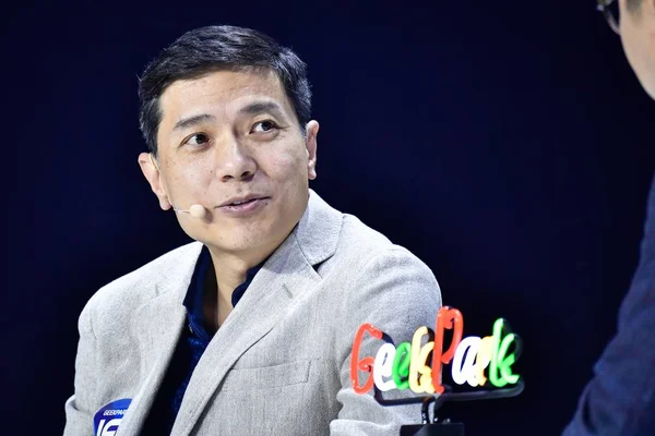 Robin Yanhong Prezes Dyrektor Generalny Baidu Inc Uczestniczy Festiwalu Innowacji — Zdjęcie stockowe
